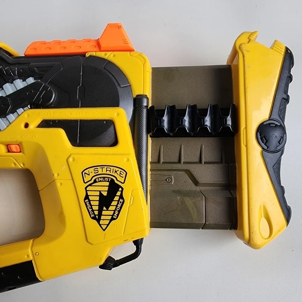 Nerf N-Strike Firefly Rev-8 YELLOW GUN
